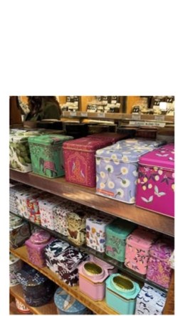Various tins 